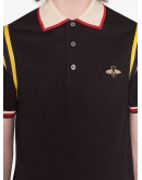 Cotton polo with bee 