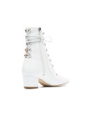 White Drury Lane 50 Leather Boots