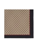 GG bees silk scarf