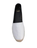 Monogram embossed espadrilles