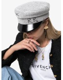 embroidered baker boy hat