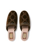 GG velvet slippers