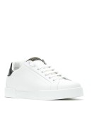 lace-up branded sneakers