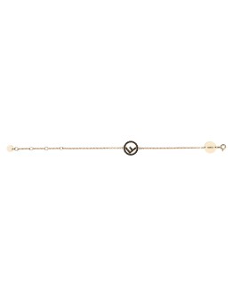 logo charm bracelet