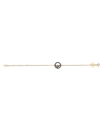 logo charm bracelet