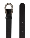 Leather belt with crystal Dionysus buckle