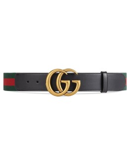 Web belt with Double G buckle