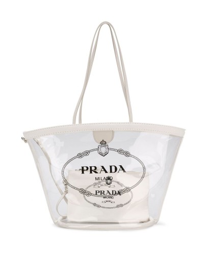 transparent logo tote