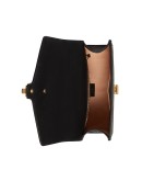 black Sylvie GG velvet small shoulder bag