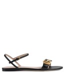 Double G leather sandals
