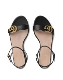 Double G leather sandals
