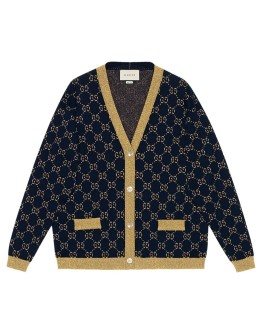 GG Supreme metallic cardigan