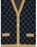 GG Supreme metallic cardigan