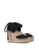 Crochet platform espadrilles