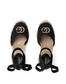 Crochet platform espadrilles