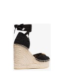 Crochet platform espadrilles