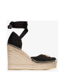 Crochet platform espadrilles