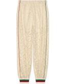 Flower lace jogging pant