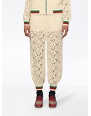 Flower lace jogging pant