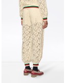 Flower lace jogging pant