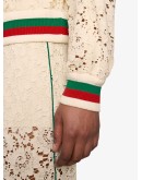 Flower lace jogging pant