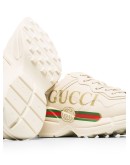 Rhyton Gucci logo leather sneakers