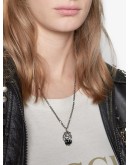 Lion head necklace with crystal