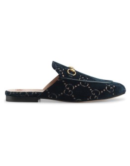 Princetown GG velvet slipper