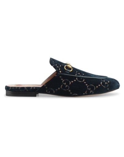 Princetown GG velvet slipper