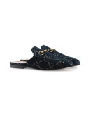 Princetown GG velvet slipper