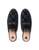 Princetown GG velvet slipper