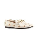 Gucci Jordaan embroidered leather loafer