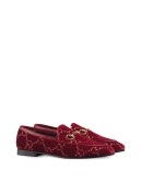 Gucci Jordaan GG velvet loafer