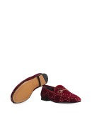 Gucci Jordaan GG velvet loafer