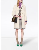 Wool coat with Double G