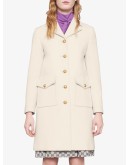 Wool coat with Double G
