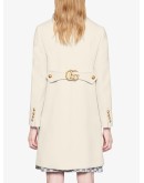 Wool coat with Double G