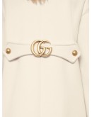 Wool coat with Double G