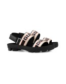 Gucci stripe strap sandal