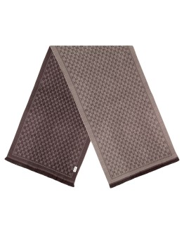 Wool GG jacquard scarf