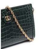 Ophidia small croc-effect shoulder bag