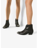  young leather cowboy ankle boots