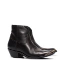  young leather cowboy ankle boots