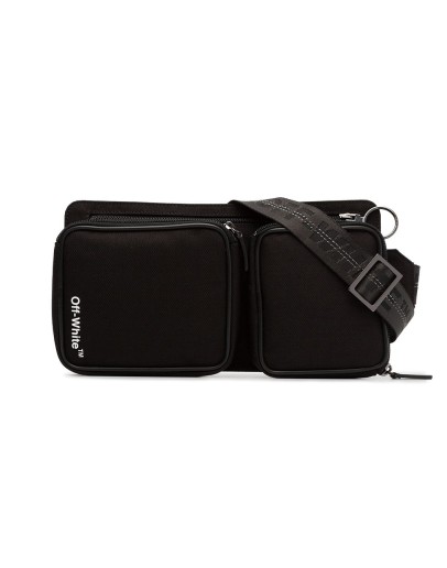 Cordura logo print belt bag