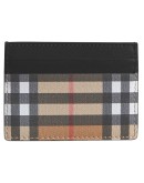 Vintage Check leather cardholder