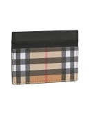 Vintage Check leather cardholder