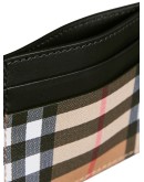 Vintage Check leather cardholder