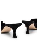 Maysale 50mm suede mules