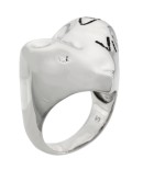 chunky logo ring