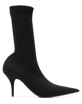 Knife crepe jersey boots
